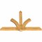 Ekena Millwork Redmond Rough Sawn Timber Gable Bracket, Western Red Cedar, 84"W x 56"H x 4"D x 6"F, 16/12 Pitch GBW084X56X0406RED00RWR - alternate 3